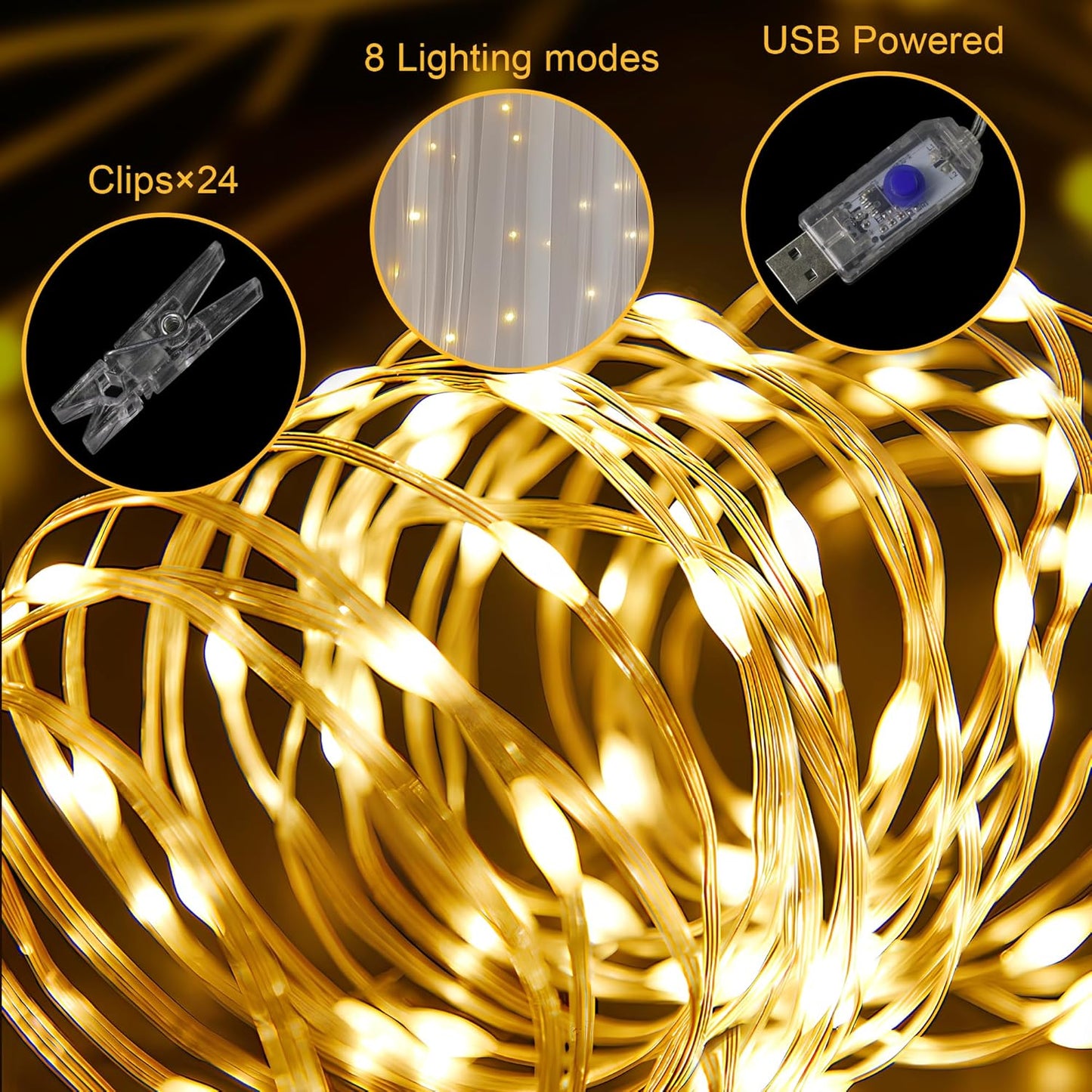 Fomcet Tulle Curtains with Lights String White 20FT X 8FT Sheer Backdrop Curtains for Parties Wedding Baby Shower Photo Shoot Decorations (4 Panels 5 x 8FT)