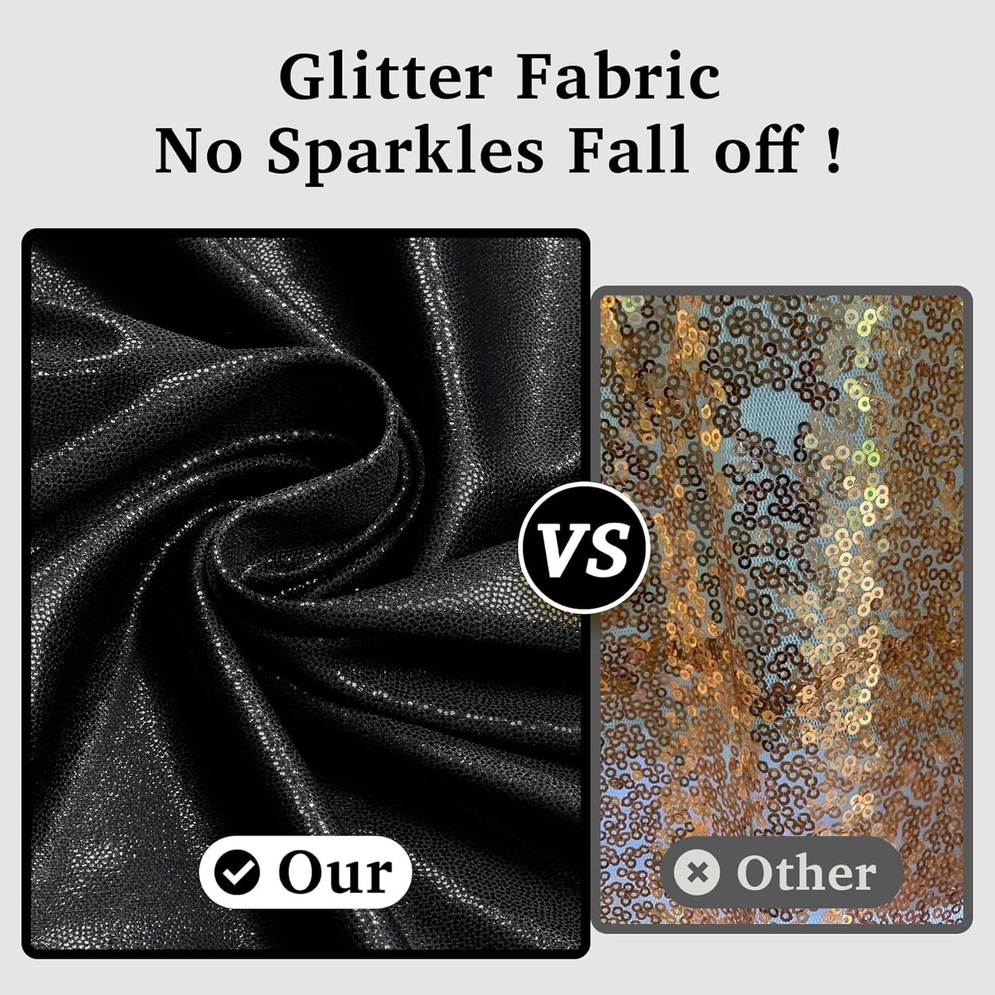 20ftx10ft Black Sequin Backdrop Curtain Panels for Parties, Wrinkle Free Glitter Photo Backdrop Drapes 4 Panels 5x10FT Shiny Back Drop Cloth for Wedding Birthday Christmas Photography Background