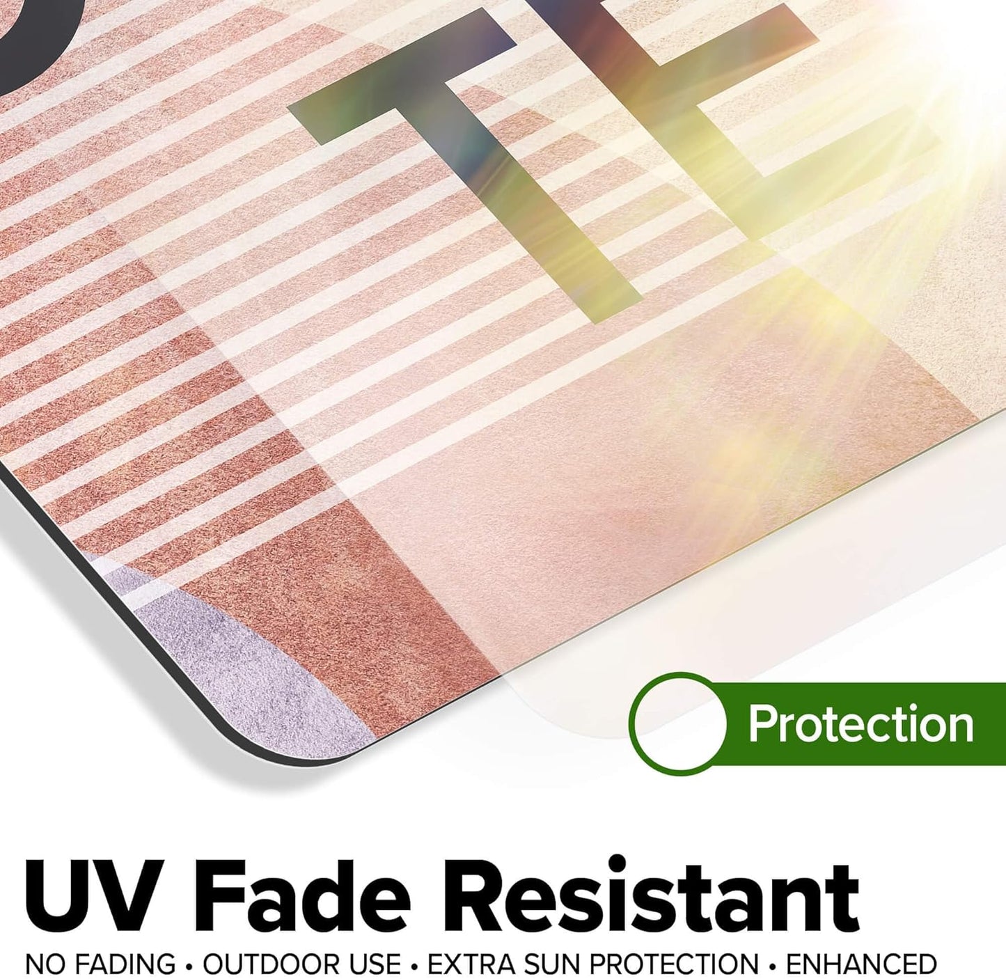 Custom Sign, Custom Street Sign, 11 Font Colors, 13 Font Styles, 4 Hole Options, 22 Sizes, 12x18 Inches, Rust Free DiBound, Fade Resistant, Made in USA by My Sign Center (Mid-Century Modern 1)