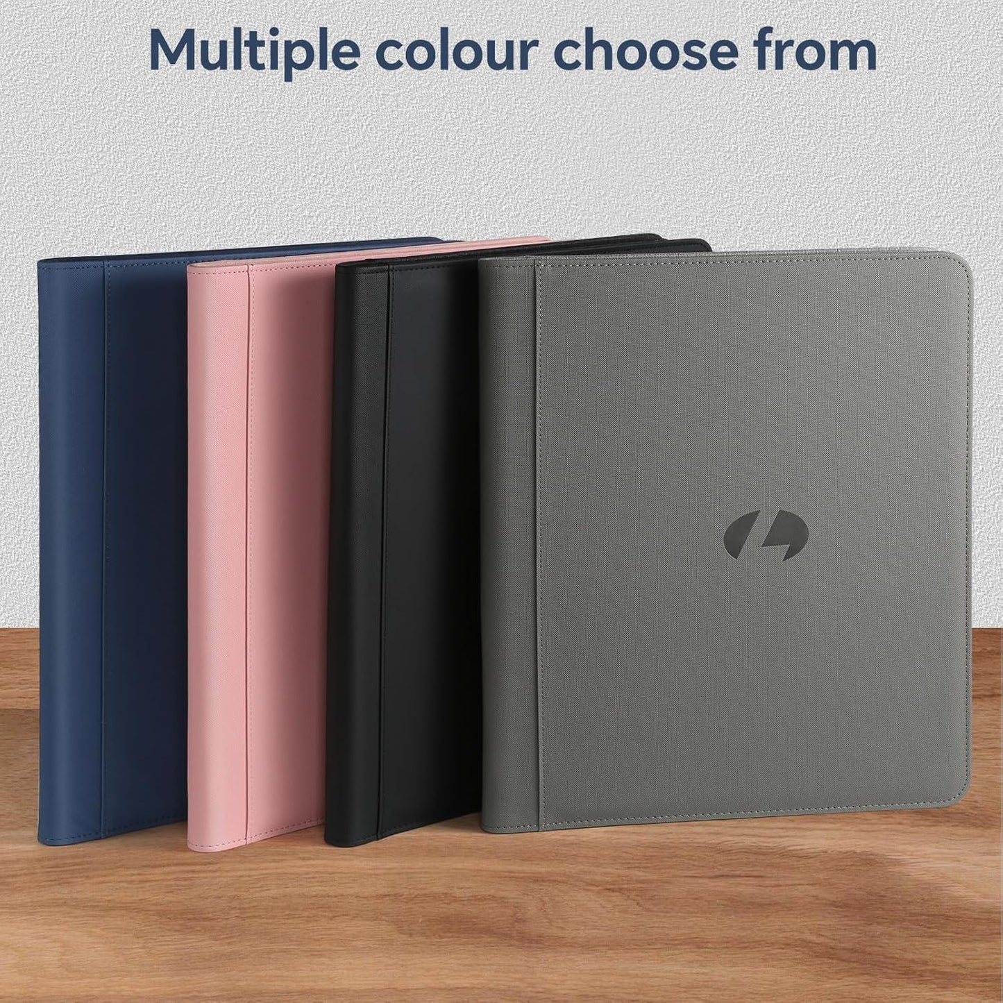 Toploader Binder,Holds 288 Toploaders,9 Pocket Double-Sided Top Loader Binders with Sleeves for 3 x 4'' Toploaders, Card Holder for Trading Cards or Sports Cards (Grey)