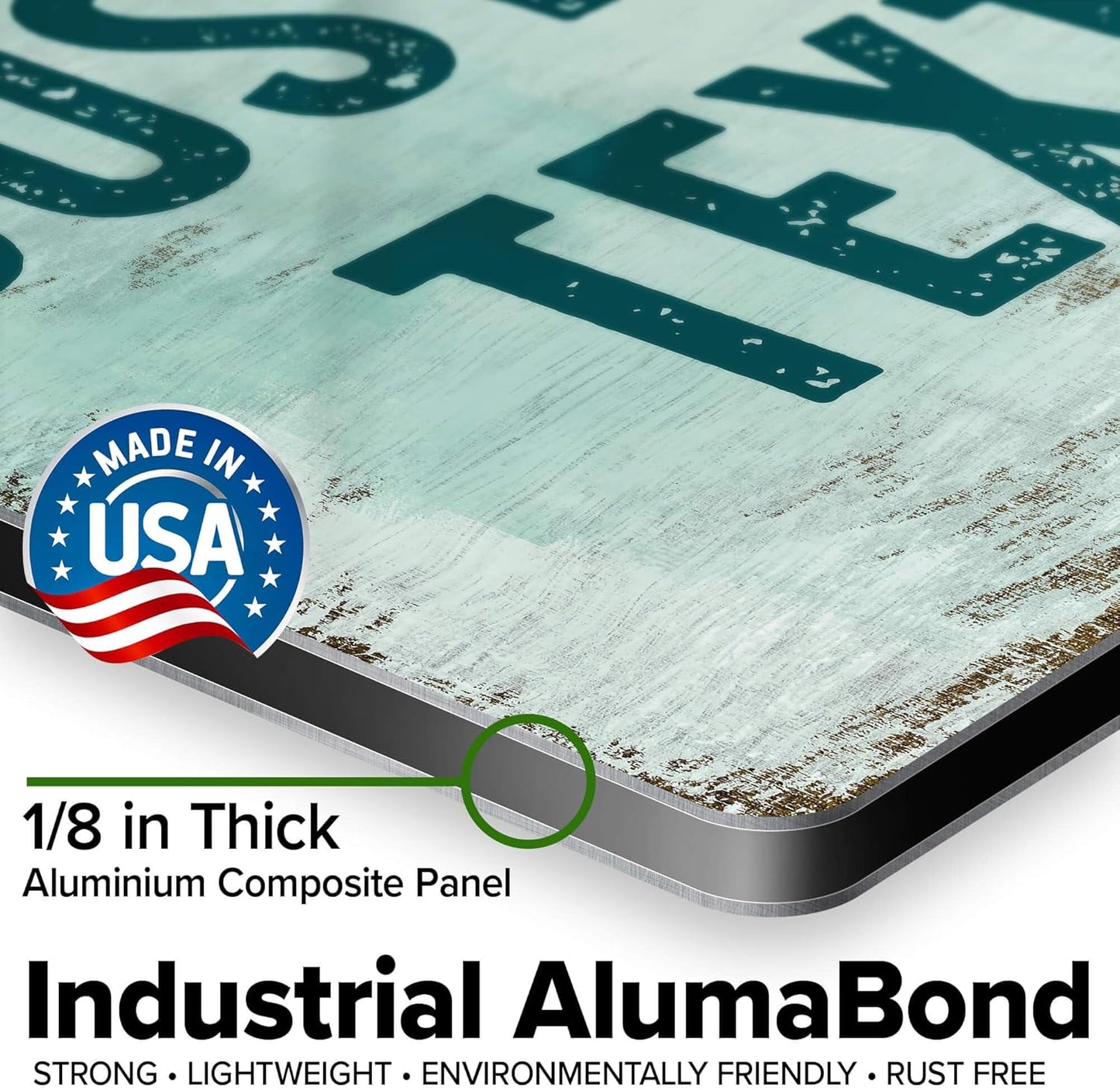 Custom Sign, Custom Street Sign, 11 Font Colors, 13 Font Styles, 4 Hole Options, 22 Sizes, 12x12 Inches, Rust Free DiBound, Fade Resistant, Made in USA by My Sign Center (Shabby Chic)