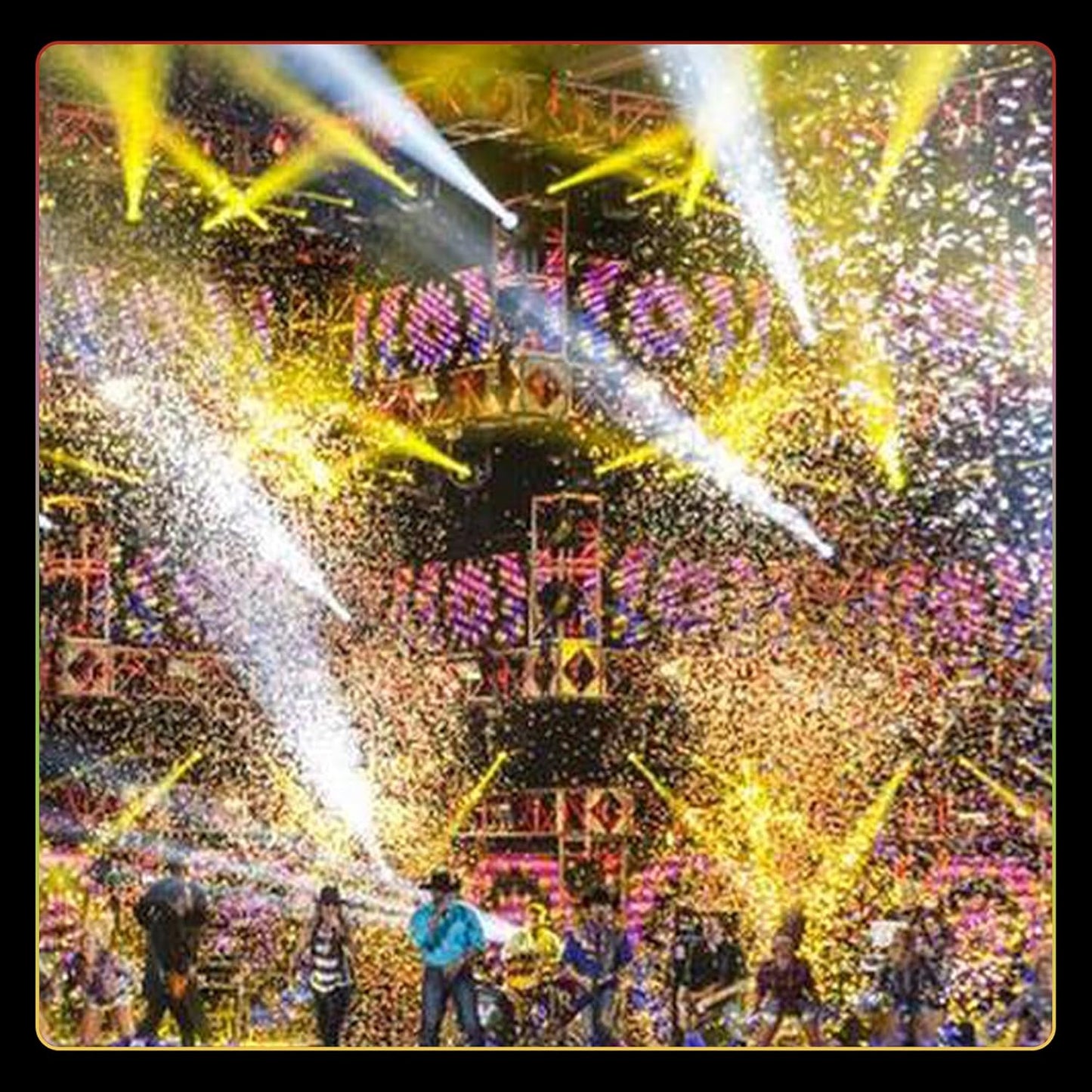 Biodegradable Confetii - Rectangular Yellow Fluttering Tissue Paper Confetti for Cannon and Launcher use - Best for Birthday, Wedding, Parties and Events - 1 lb, 16 oz