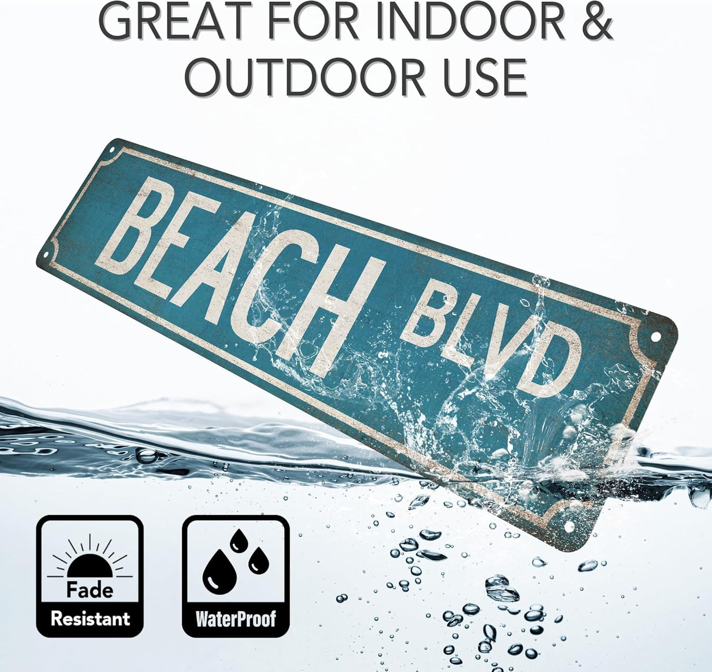 Custom Metal Sign Vintage Looking Personalized Signs - Made In USA - Custom Text Personalized Gifts For Men Gifts For Her Novelty Street Signs 104180016001