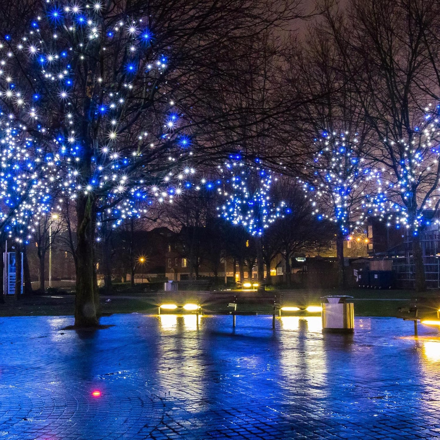 100 LED Christmas String Lights, 39FT Indoor Lights Plug-in with 8 Modes & Timer & Memory Function, Waterproof Christmas Lights Outdoor for Holiday Party Christmas Tree Decor