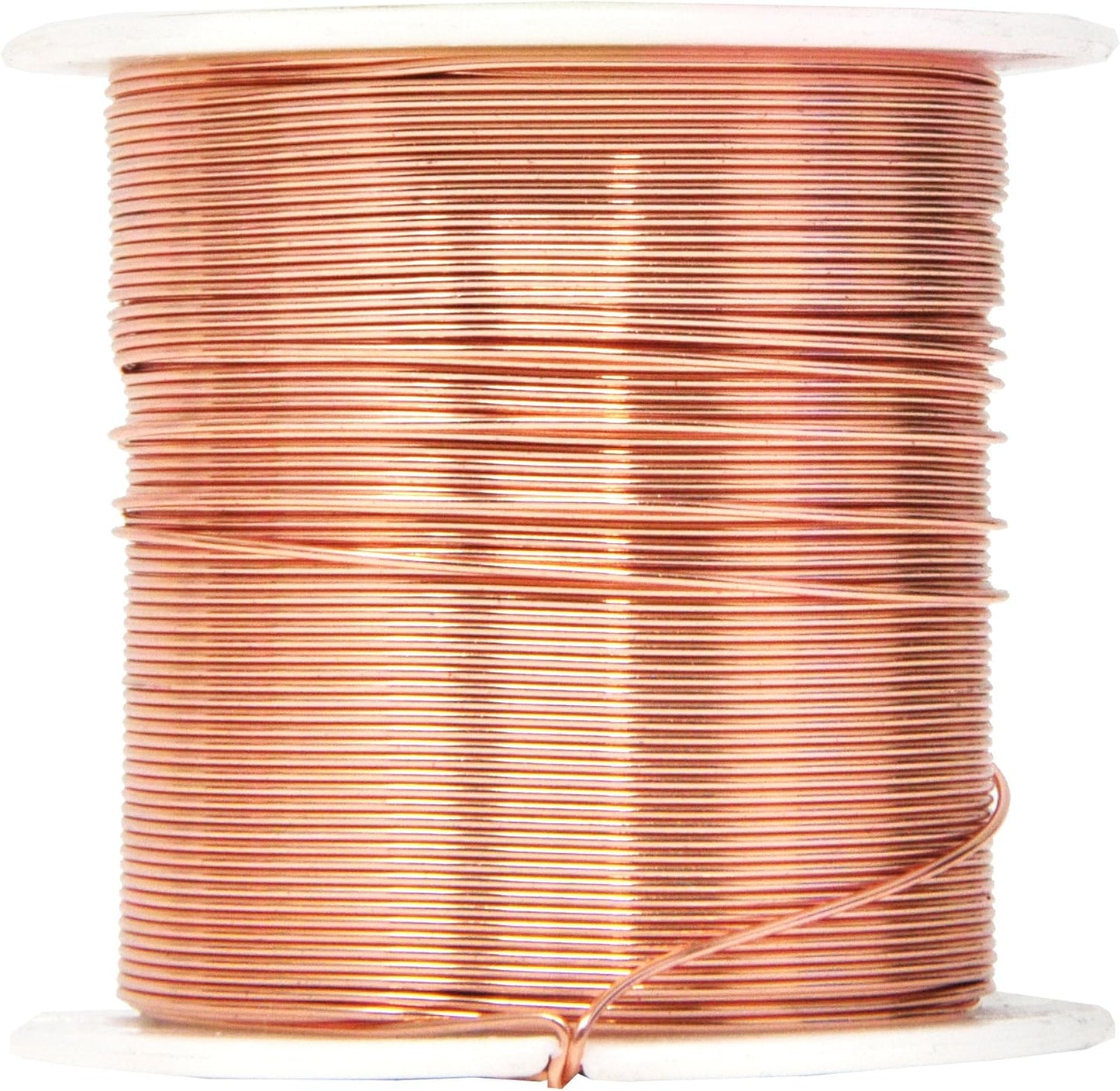 Mandala Crafts 22 Gauge Anodized Aluminum Craft Wire for Jewelry Making - 450 FT Colored Flexible Silver Copper Gold True Blue Purple Pink Wire - Bendable for Bonsai Armature Crafting Sculpting