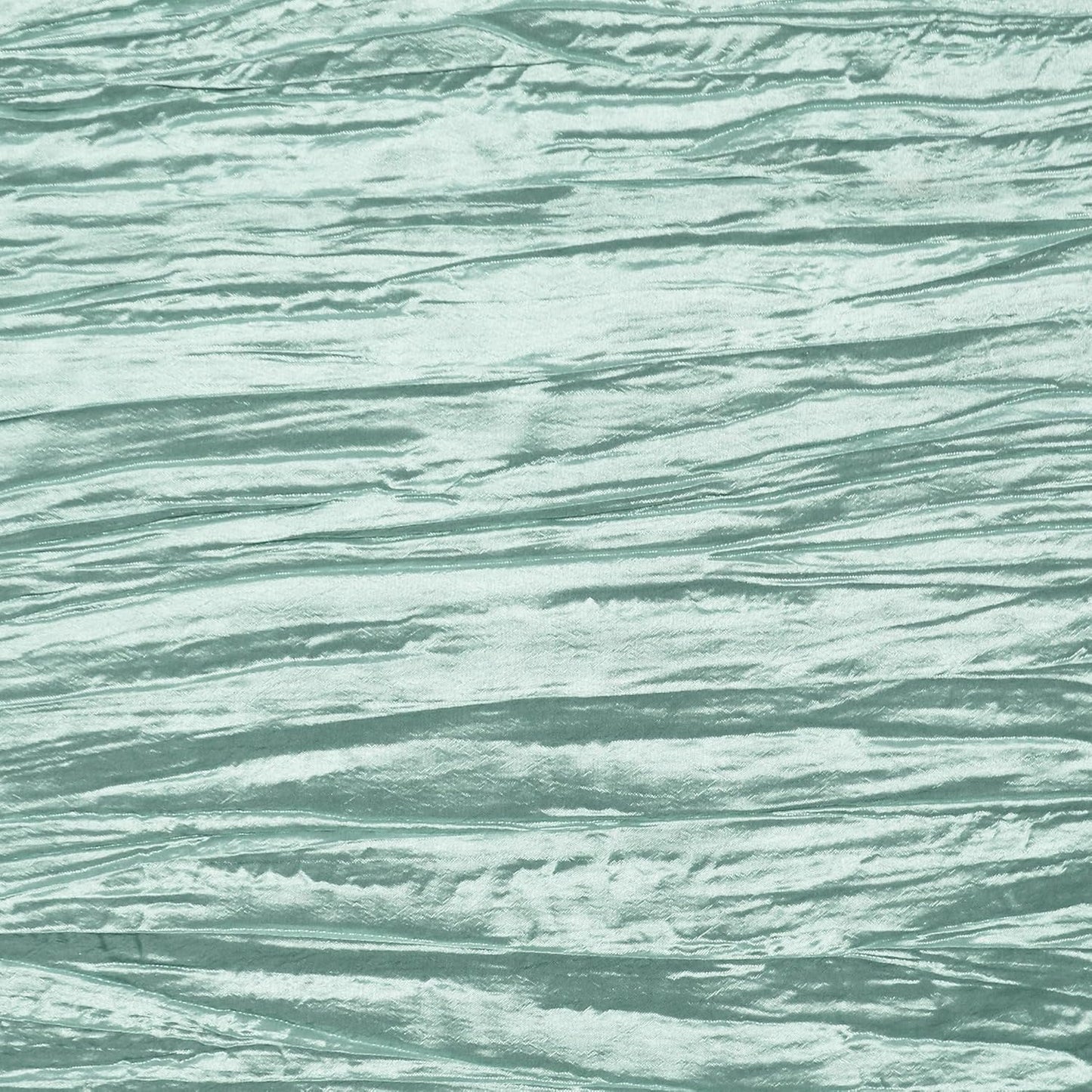 YOUR CHAIR COVERS - 90 x 132 inch Rectangular Crinkle Taffeta Tablecloth - Robin Egg, Rectangle Table Linens for 6 ft Rectangular Tables, Wedding Crushed Table Cloth