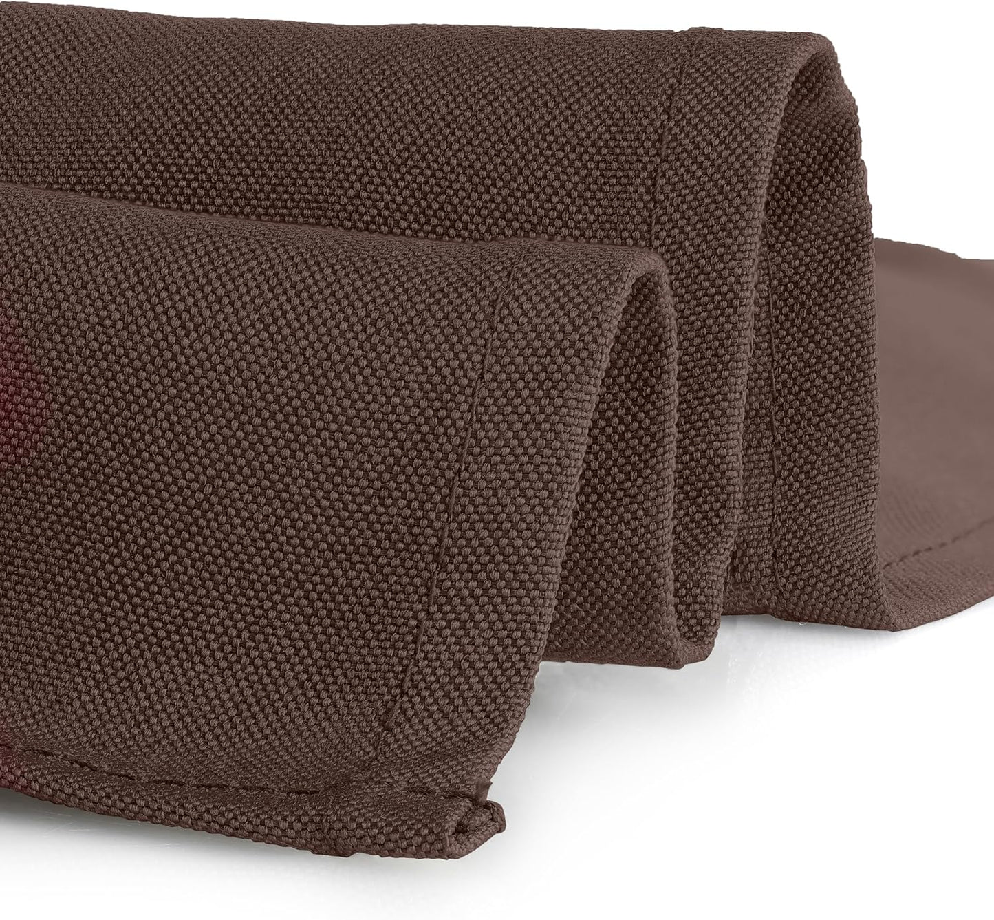 Gee Di Moda Rectangle Tablecloth - 70 x 120 Inch Chocolate - Heavy Duty Washable Polyester - For 6 or 8 Foot Rectangular Table