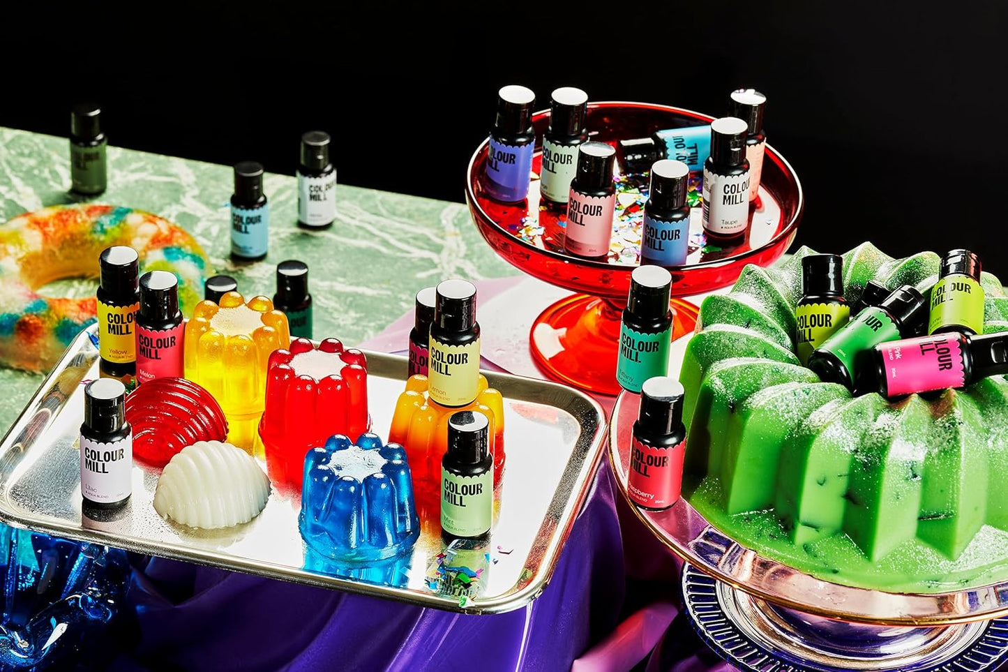 Colour Mill Aqua Blend Water-Based Food Coloring, 20 Milliliters Lime