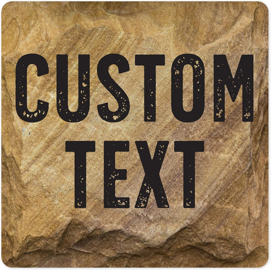 Custom Sign, Custom Street Sign, 11 Font Colors, 13 Font Styles, 4 Hole Options, 22 Sizes, 36x36 Inches, Rust Free DiBound, Fade Resistant, Made in USA by My Sign Center (Stone)