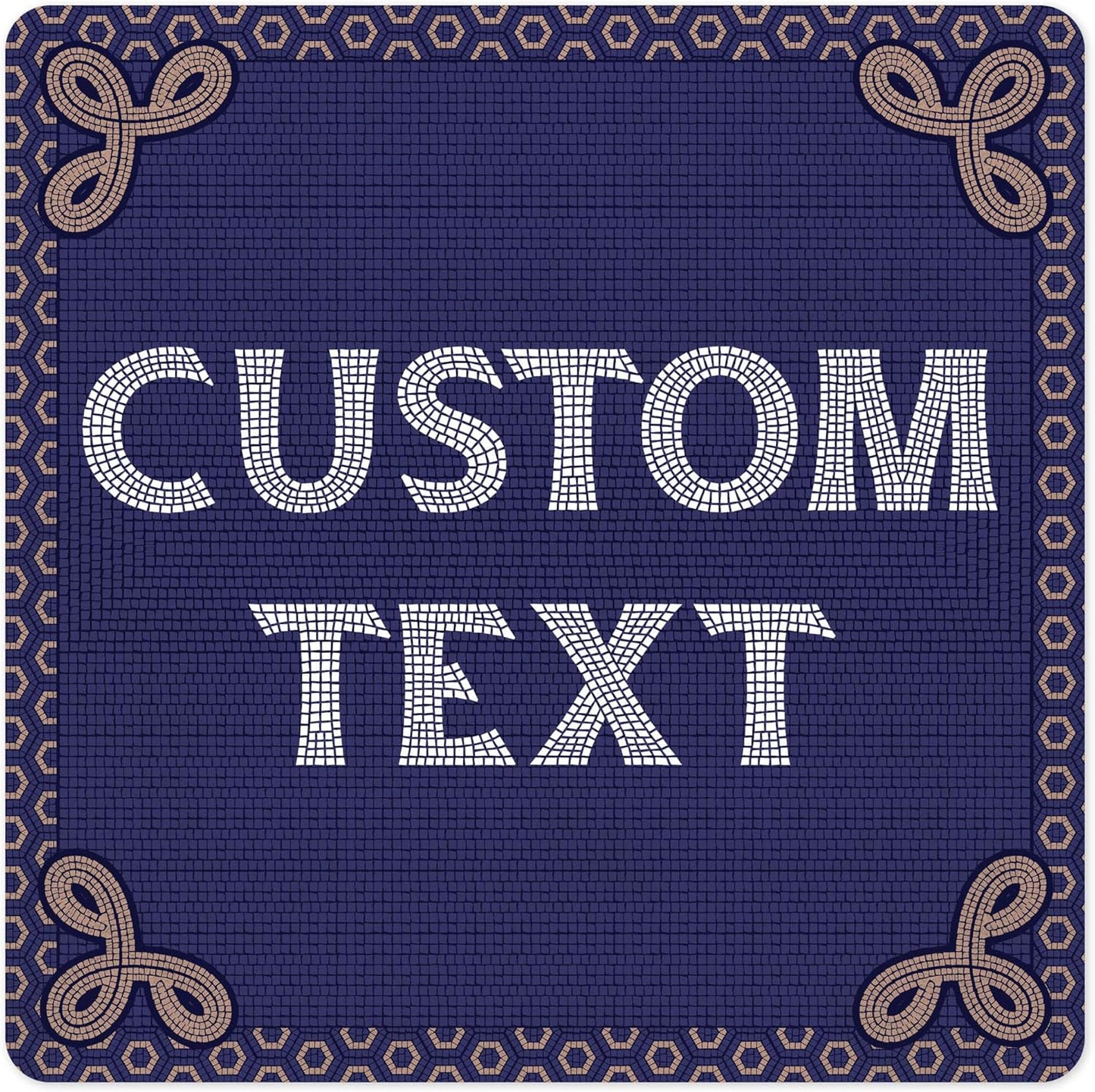 Custom Sign, Custom Street Sign, 11 Font Colors, 13 Font Styles, 4 Hole Options, 22 Sizes, 36x36 Inches, Rust Free DiBound, Fade Resistant, Made in USA by My Sign Center (Fauxsaic 1)