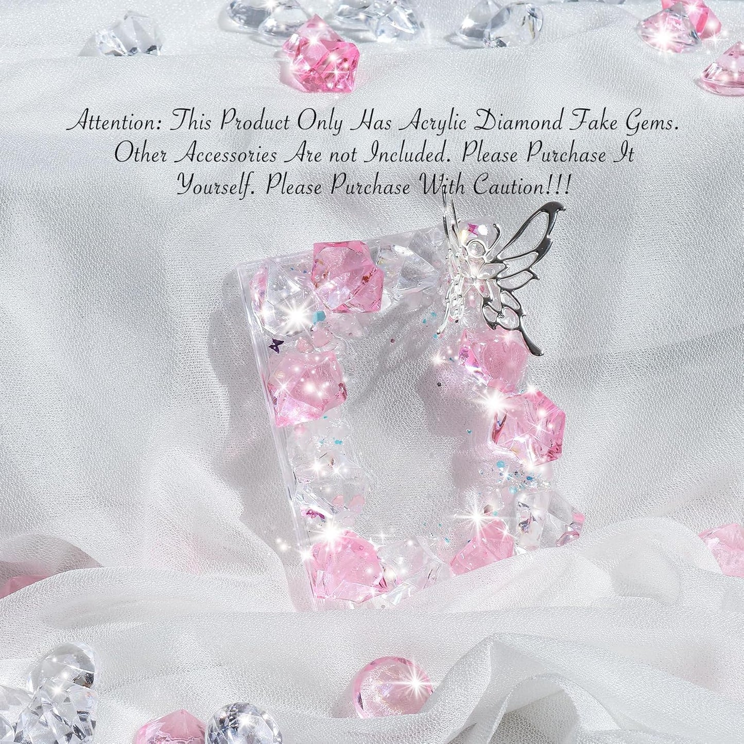 Acrylic Crushed Ice Rocks, Babenest 150 PCS Fake Crystals Plastic Ice Cubes Diamonds Gems for Vase Fillers, Home Decoration, Table Scatter, Event, Wedding, Arts & Crafts (Pink/Clear)