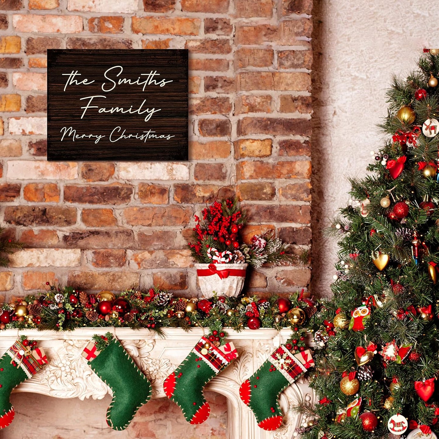 Personalized Signs for Home, Custom Sign with Any Text, 3 Sizes - 12 Background Options & 8 Fonts - Customizable Sign 14X11