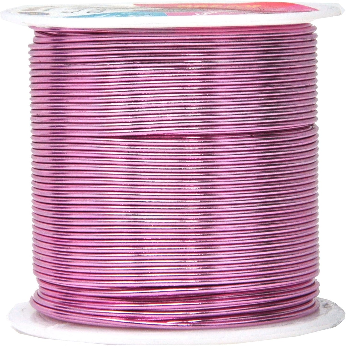 Mandala Crafts 18 Gauge Anodized Aluminum Craft Wire for Jewelry Making - 450 FT Colored Flexible Silver Copper Purple Pink Brown Ice Blue Wire - Bendable for Bonsai Armature Crafting Sculpting