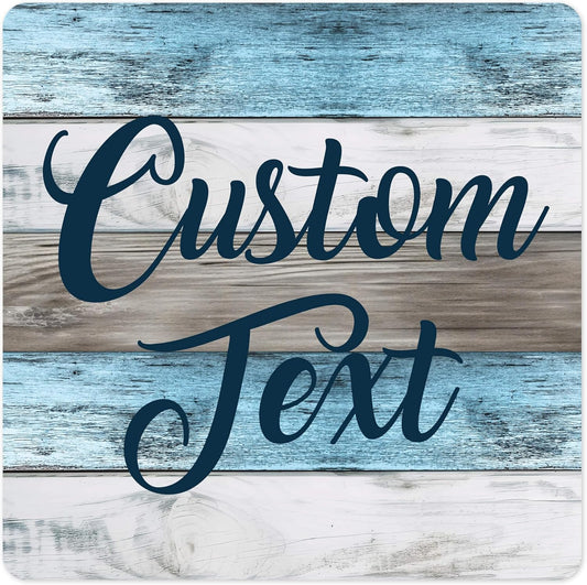 Custom Sign, Custom Street Sign, 11 Font Colors, 13 Font Styles, 4 Hole Options, 22 Sizes, 36x36 Inches, Rust Free DiBound, Fade Resistant, Made in USA by My Sign Center (Coastal)