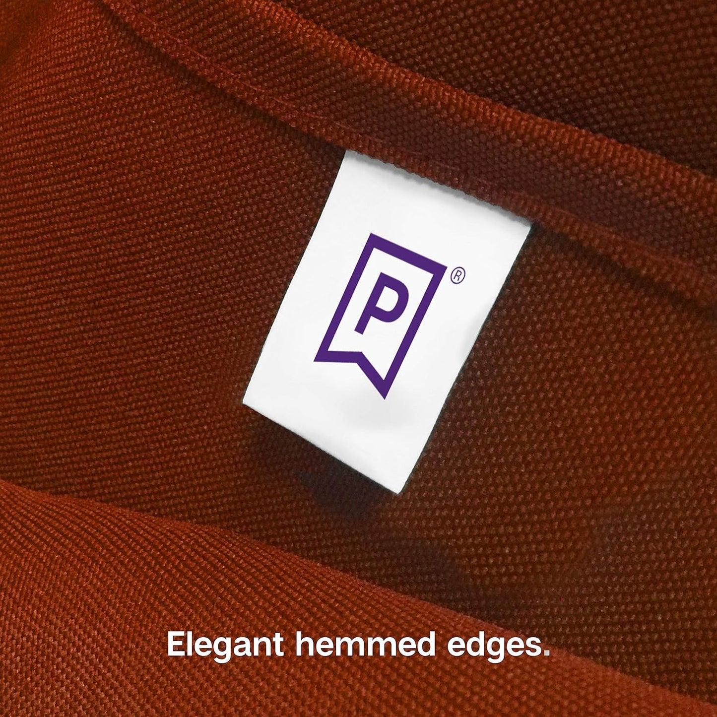 Gee Di Moda Rectangle Tablecloth - 70 x 120 Inch Burnt Orange Table Cloth for 6 or 8 Foot Rectangle Table - Heavy Duty Washable Fabric - for Buffet Table, Holiday Party, Dinner, Wedding & Baby Shower