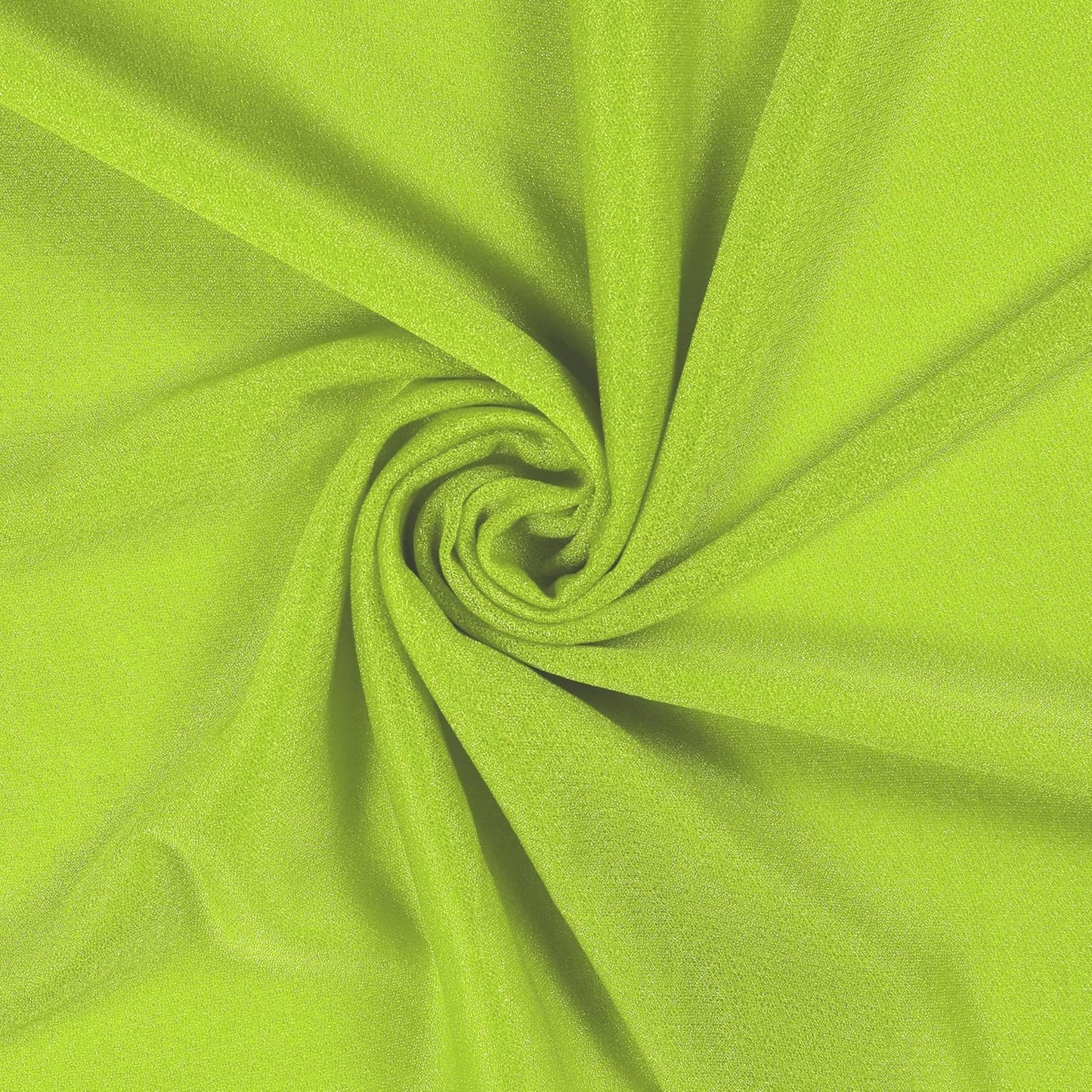 VDS Pack of 3 Panel (30 Inch X 20 Feet) Wedding Arch Draping Fabric Sheer Chiffon Fabric Drapery for Wedding Ceremony Reception Swag Backdrop Canopy Chuppah ARBO Altars Decoration (Parrot Green)