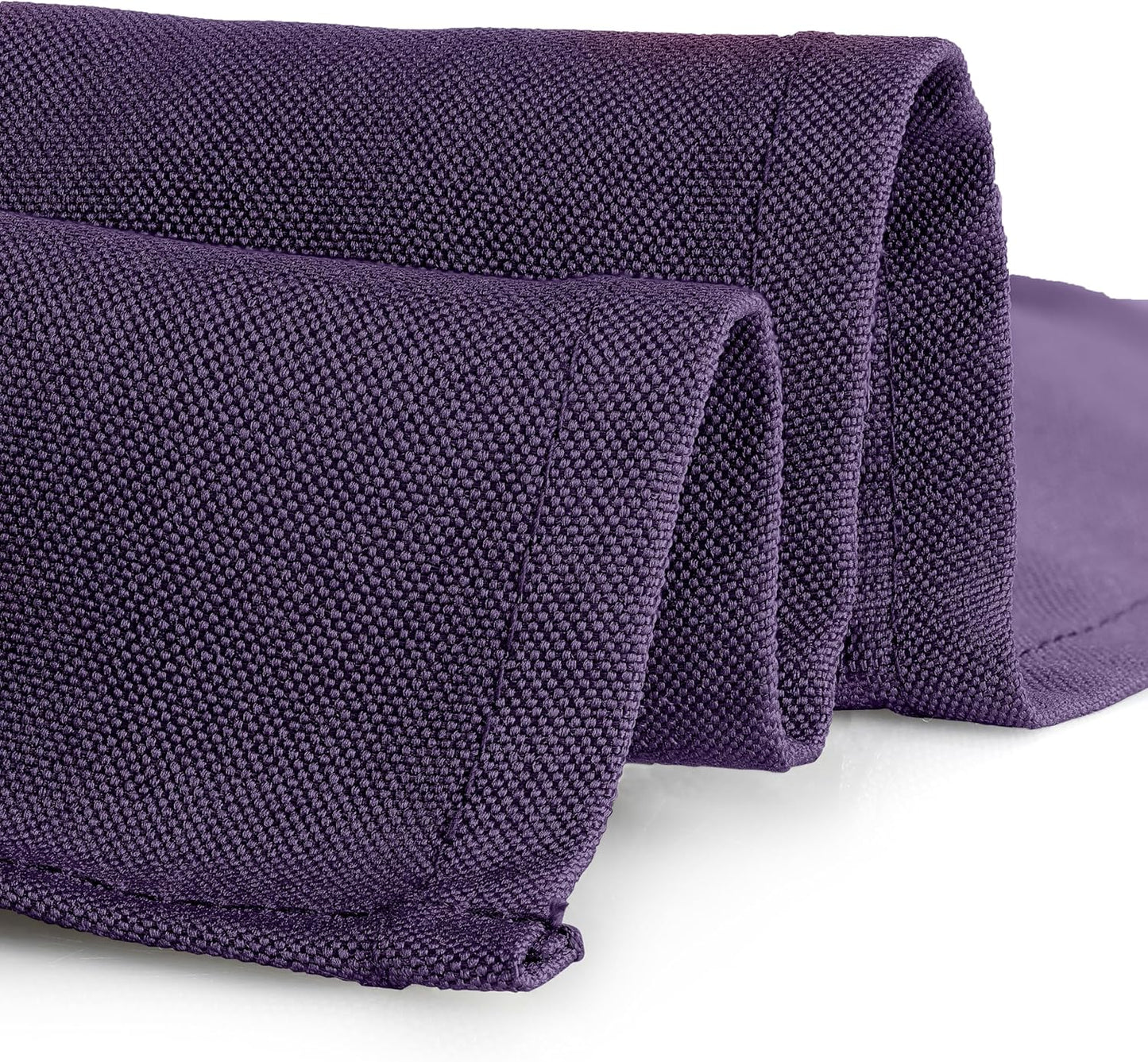 Gee Di Moda Square Tablecloth - 70 x 70 Inch Purple Table Cloth for Medium Square or Round Tables - Heavy Duty Washable Fabric - for Buffet Table, Holiday Party, Dinner, Wedding & Baby Shower