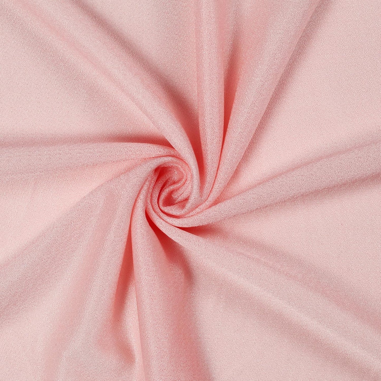 VDS Pack of 2 Panel (30 Inch X 30 Feet) Wedding Arch Draping Fabric Sheer Chiffon Fabric Drapery for Wedding Ceremony Reception Swag Backdrop Canopy Chuppah ARBO Altars Decoration (Dusty Rose)