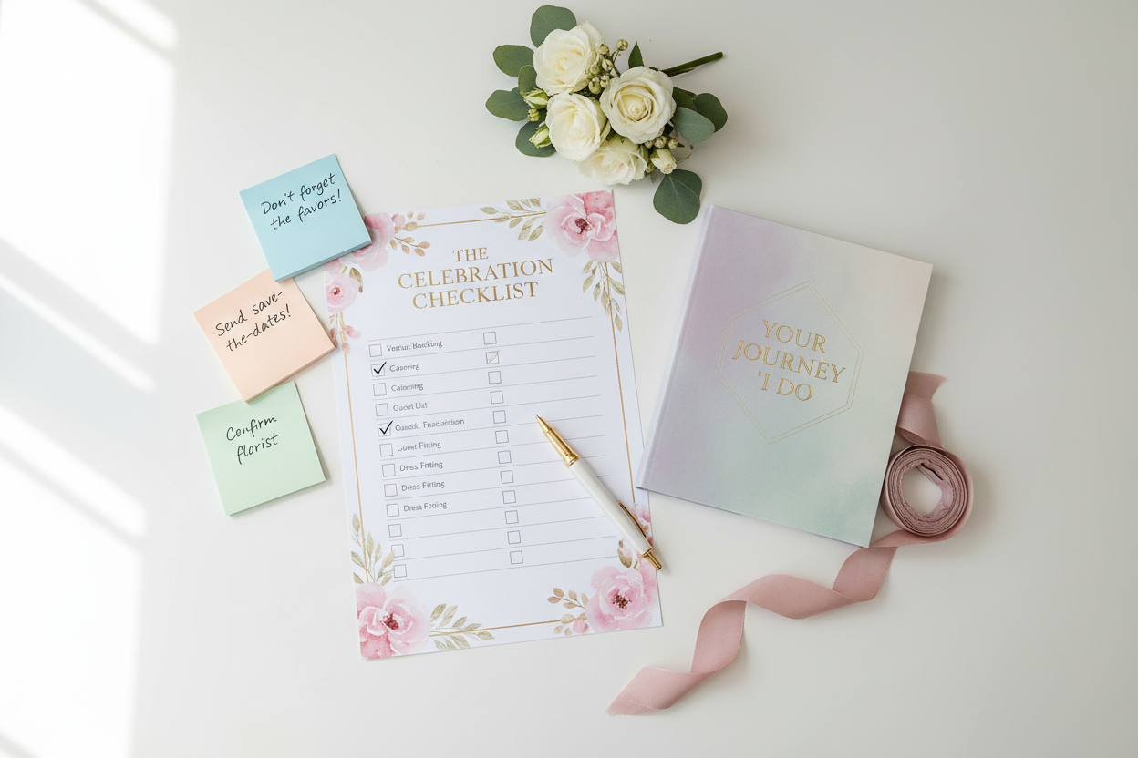 Checklists, guides, and tips to make planning seamless and stress-free. (make it real photo)